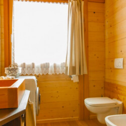 affitto baita Trentino bagno