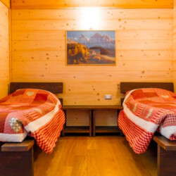affitto chalet Trentino camera