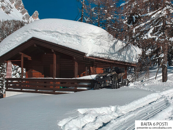 baita Marmarole inverno vacanza