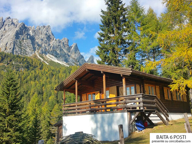 baita affitto Dolomiti