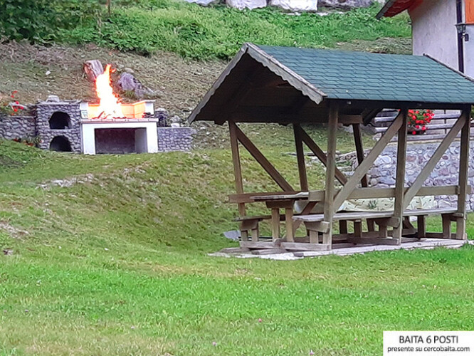 baita giardino Trentino in affitto