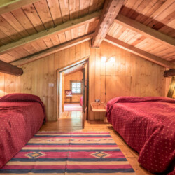 camera con 2 letto singoli chalet in affitto per vacanze