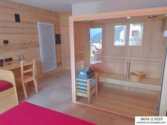 dependance chalet camera sauna