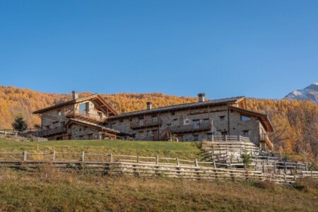 villaggio di baite in Piemonte