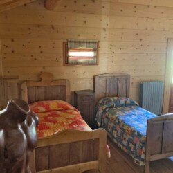 stanza da letto baita San Martino di Castrozza