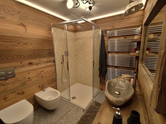 Baita Jamon doccia bagno in legno