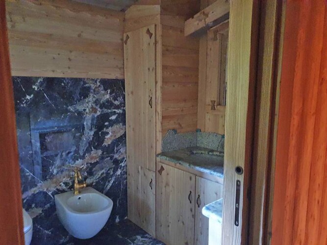 Baita in affitto il Ciliegio bagno