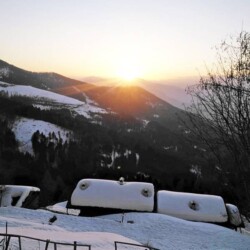 Vista baita in affitto il Ciliegio