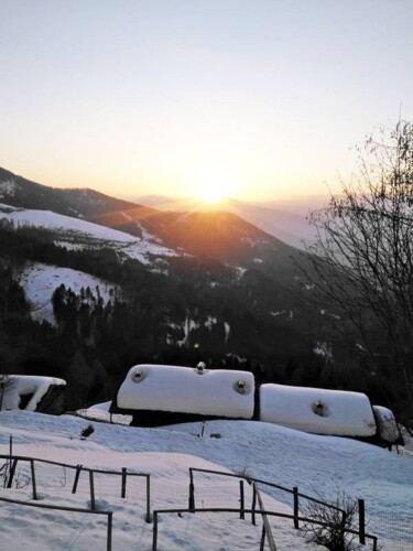 Vista baita in affitto il Ciliegio