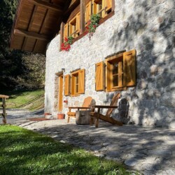 vacanza in baita Trentino bosco