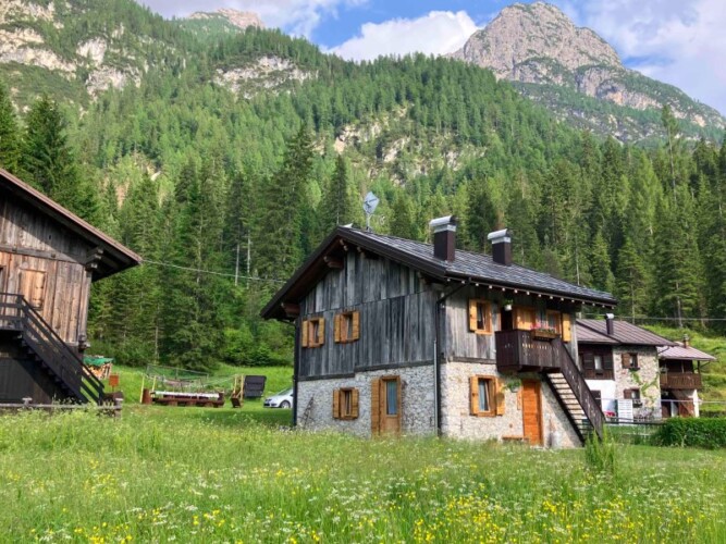 Baita Val Visdende appartamento bosco vacanza