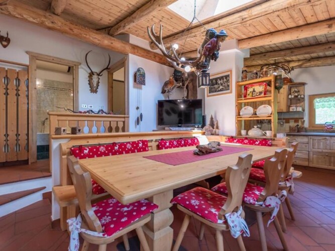 affitto baita Ronchi cucina