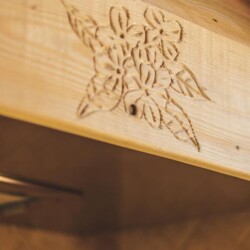 baita in legno Mocheni
