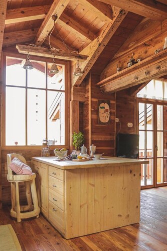 baita in legno Trentino