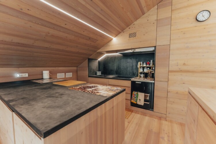 cucina moderna baita Stelo Fiorito