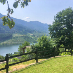 baita giardino recintato Trentino