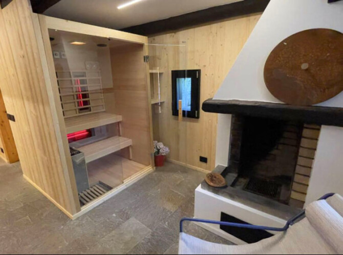 baita in affitto con sauna