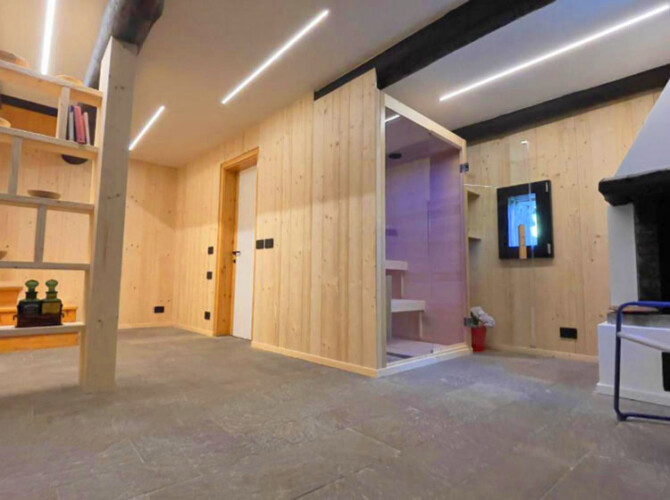 sauna in baita Trentino