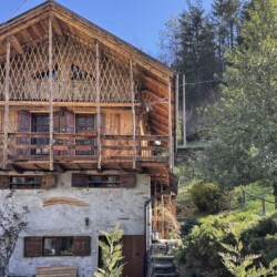 baita giardino vacanza Val di Rabbi