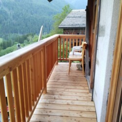 balcone baita Val di Rabbi Trentino affitto vacanze
