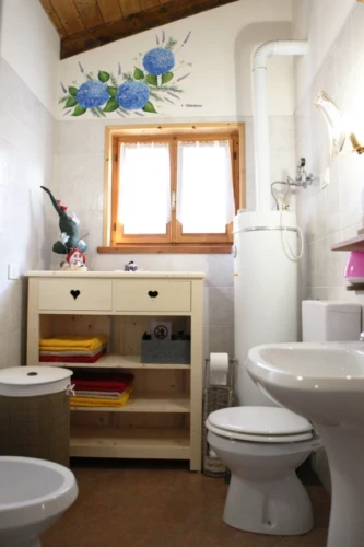 bagno baita Tana da lOrs in affitto Folgaria nel Friuli