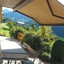 terrazzo esterno appartamento vacanze Trentino