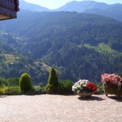 vista appartamento Casa delle Rose Trentino