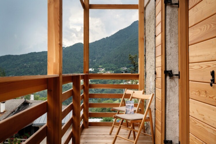 balcone relax vacanza Trentino Val dei Mocheni a Frassilongo