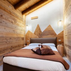 baita La Quercia e il Frassino letto matrimoniale