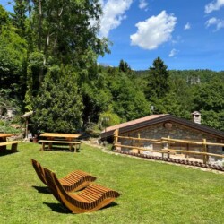 baita con giardino Val Seriana Lombardia