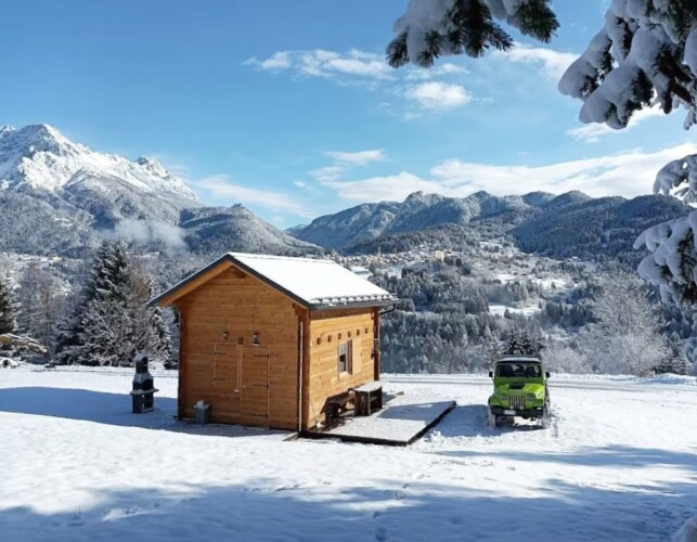 Lozzo di Cadore chalet in affitto per vacanze in inverno