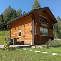 casa nel bosco montagna per vacanze
