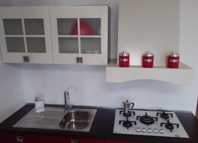 cucina appartamento Balin Lozzo di Cadore